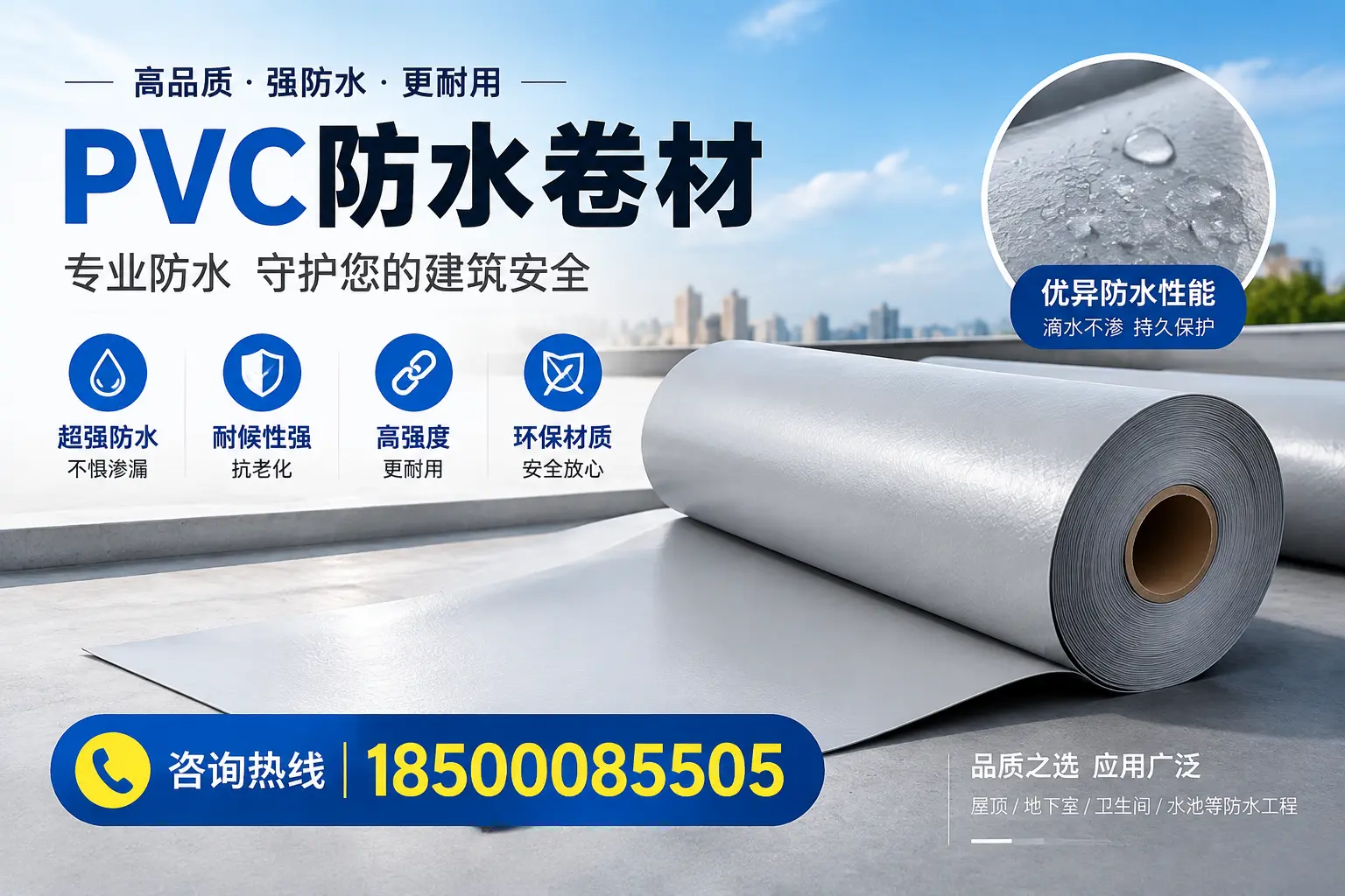 铁门关地区pvc防水卷材的市场现状与发展趋势